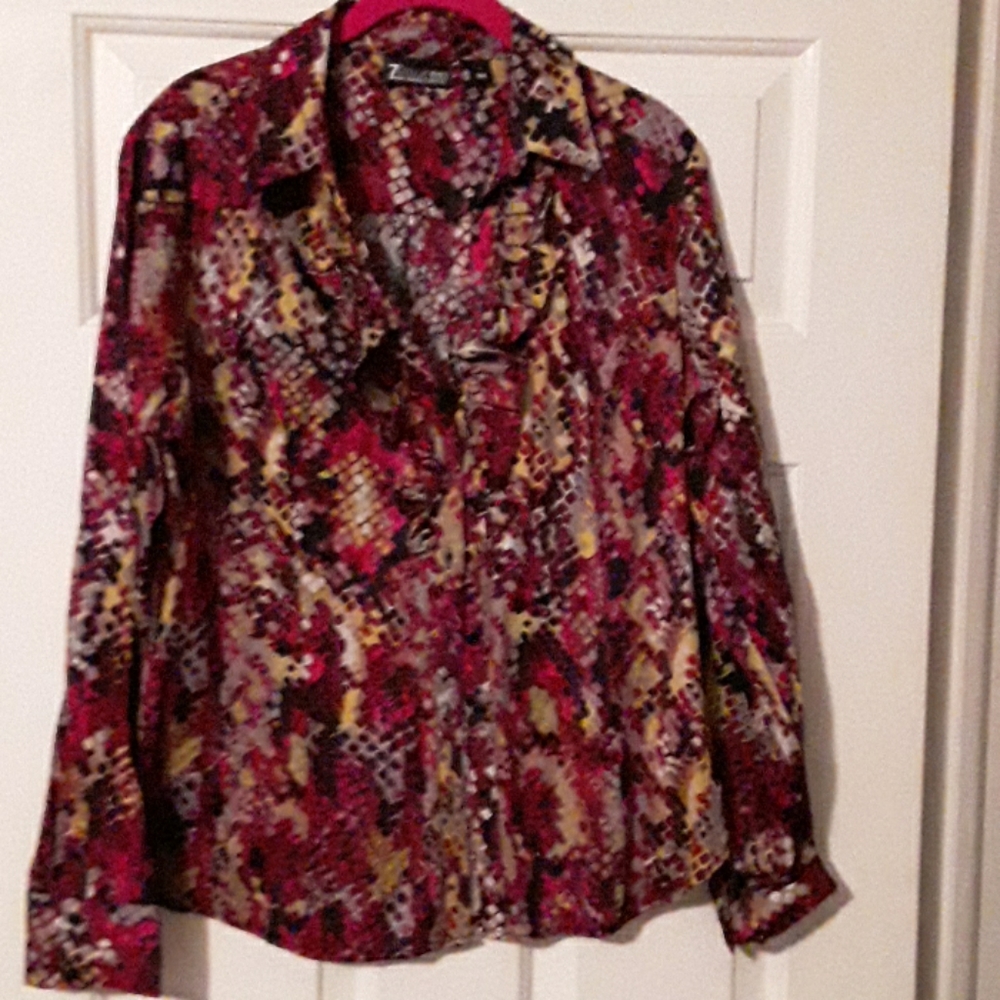 New york & co multi color blouse